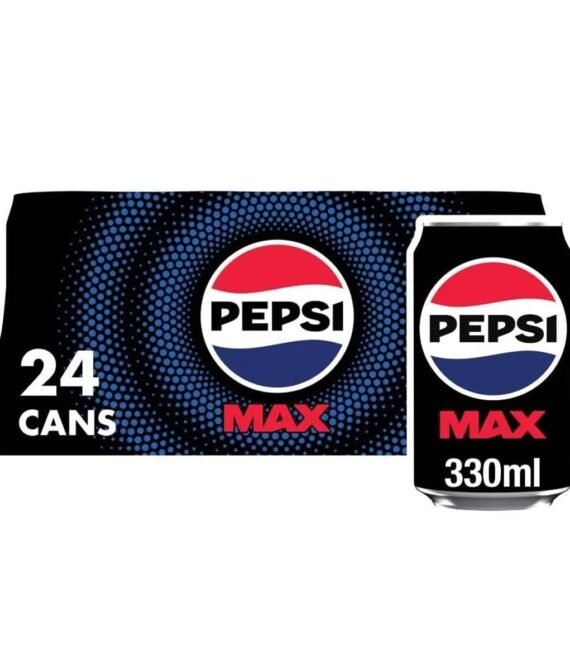 Pepsi Max No Sugar Cola Cans 24 x 330ml